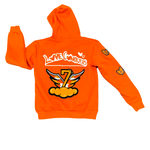Orange Love Conquers Hoodie