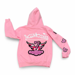 Pink Love Conquers Hoodie