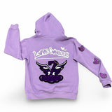 Purple Love Conquers Hoodie