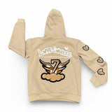 Tan Love Conquers Hoodie