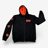 Red Zip-Up Love Conquers
