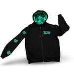 Green Love Conquers Zip-Up Hoodie