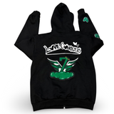 Green Love Conquers Zip-Up Hoodie