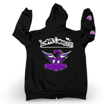 Purple Love Conquers Zip-Up Hoodie