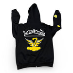 Yellow Love Conquers Zip-Up Hoodie