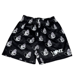 Camo Heart "Love" Mesh Shorts