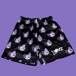 Camo Heart "Love" Mesh Shorts