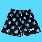 Camo Heart "Love" Mesh Shorts